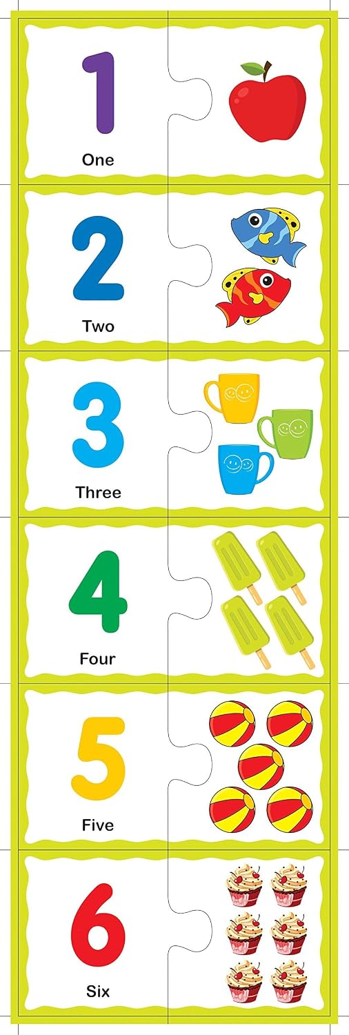 Ratna's Numbers Jigsaw Puzzle – Match & Learn I 48 Pieces