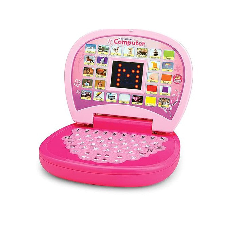 Educational and Learning Laptop with Screen Sound (Pink)