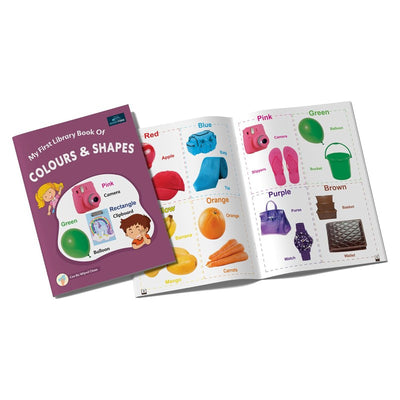 My First Library Book Of - Colors And Shapes Books For Kids