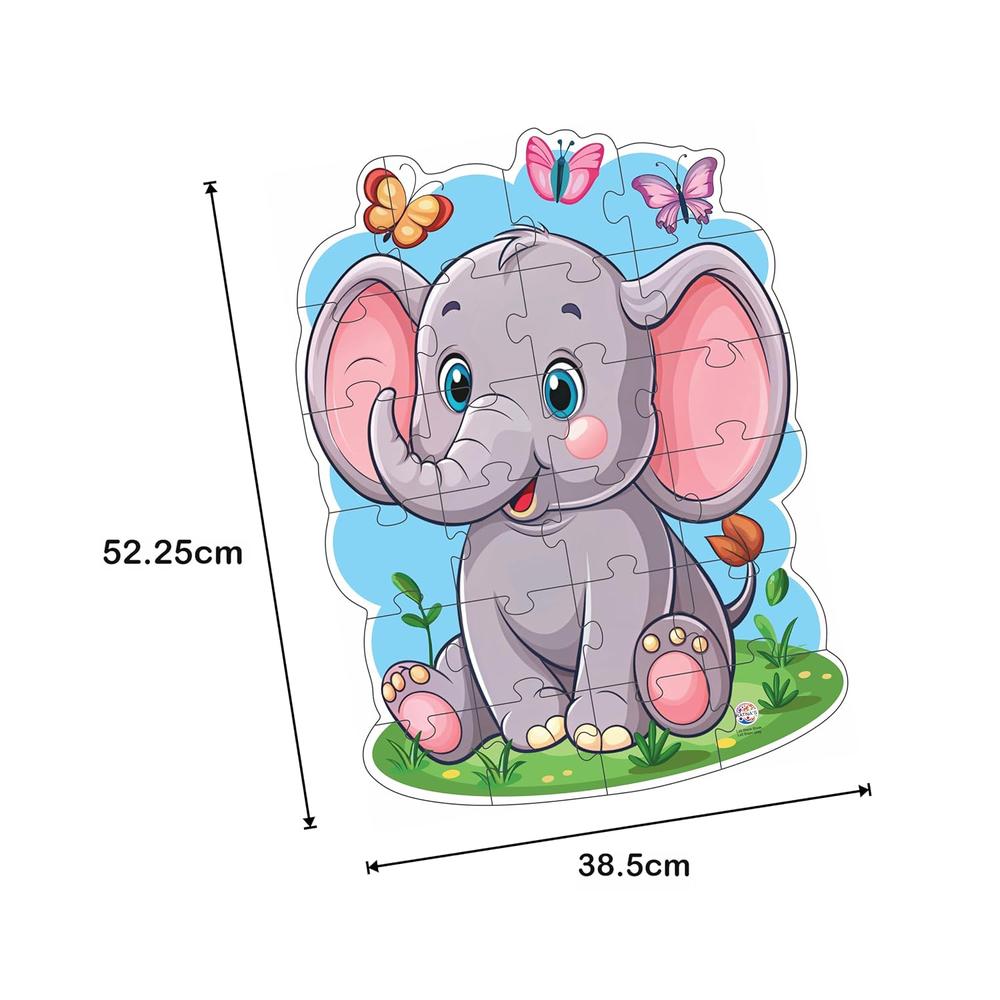 Ratna's My First Big Puzzle - Elephant I 24 Pieces Jigsaw Puzzle