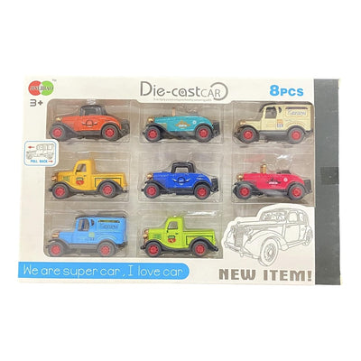 Diecast Mini Cars for Kids - 8 pcs