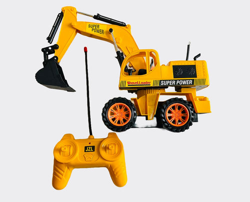 Cheetah Truck Remote Control Flash Excavator | 5-Channel RC Construction Truck