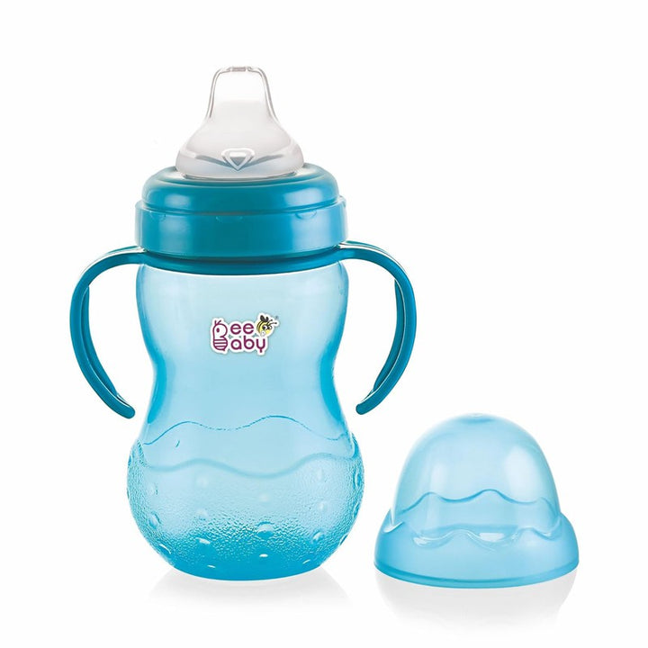 Soft Silicone Spout Sipper for Infant/Toddler | Anti Spill Sippy Cup with Detachable Handle for Kids | Grippee