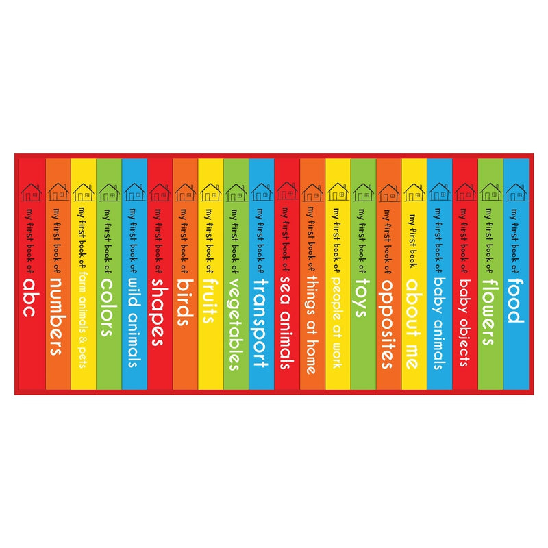 My First Complete Learning Library: Boxset of 20 Board Books  (Horizontal Design)