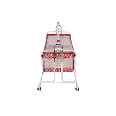 Compact Cradle - Jhula - Palna - Swing with Adjustable Height, Smooth Swing, Secure Lock, Anti-Skid Pad and Breathable Net