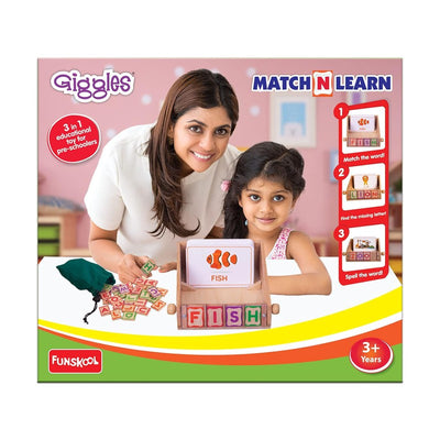 Original Funskool Match n Learn Educational Preschool Toy