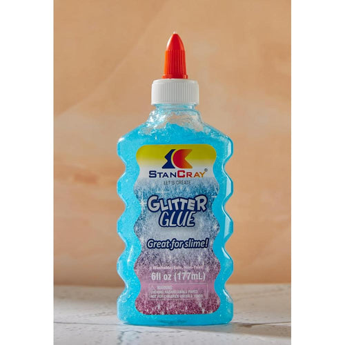 STANCRAY Washable Glitter Glue - 177ml | Liquid Glue, Extra Strong | Great for Making Slime