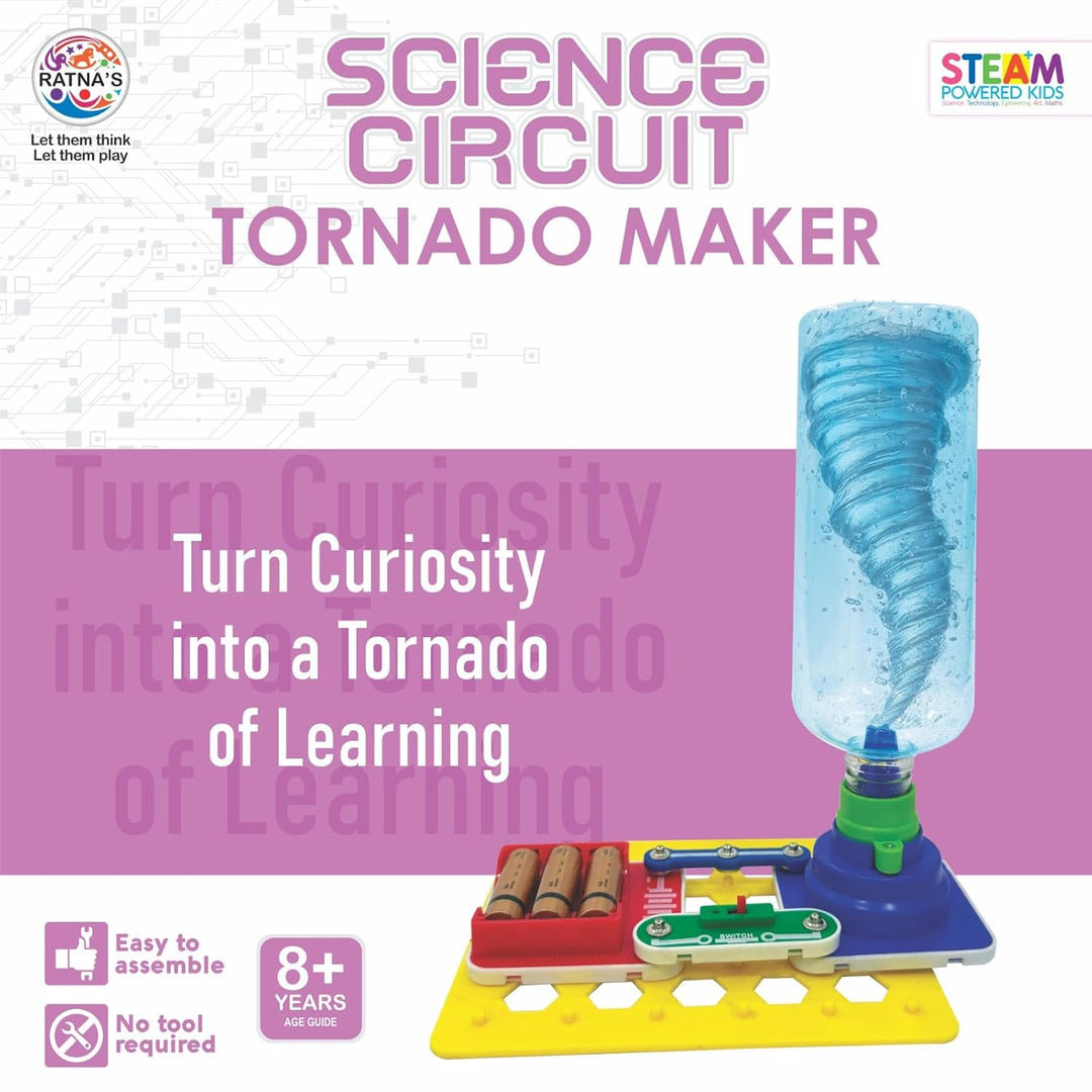 Ratna's Science Circuit - Tornado Maker Kit | DIY Stream Educational Kit