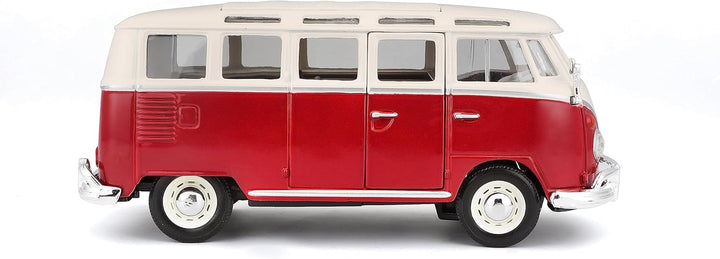 Maisto Original Volkswagen Van "Samba" Licensed Diecast Van | 1:25 Scale Model (14 Years till Grown Ups)