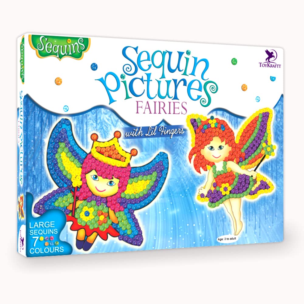 Sequin Pictures Fairies (Activity Kit)