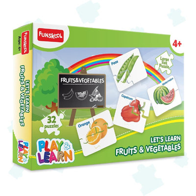 Original Funskool Fruits & Vegetables Puzzle Puzzles