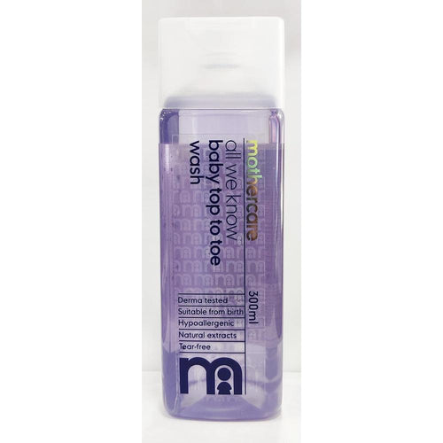 Mothercare All We Know Baby Top To Toe Wash - 300ml | Purple