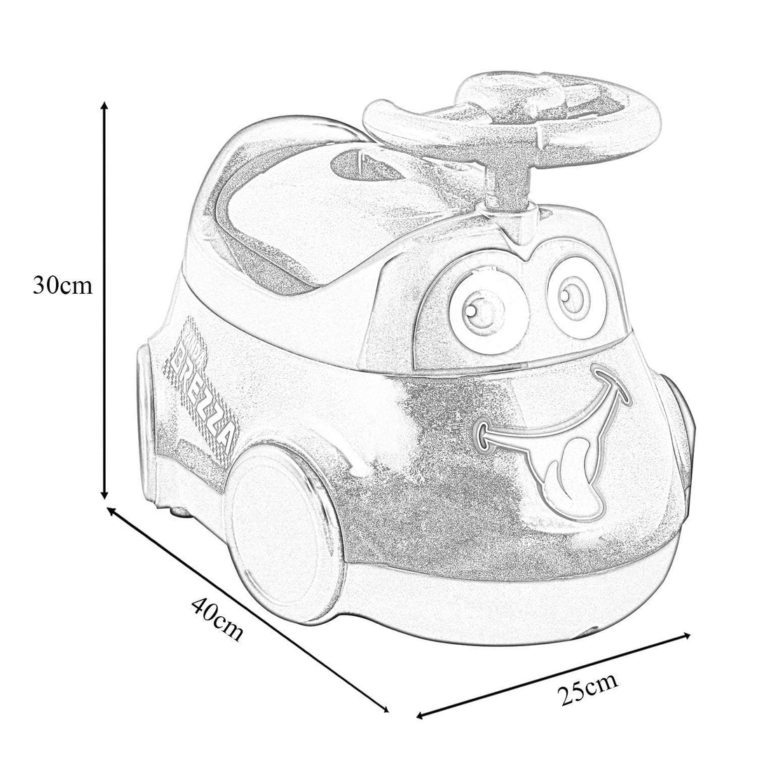 MUREN Potty Training Seat - Car Shape | Removable Bowl & Handles - Blue