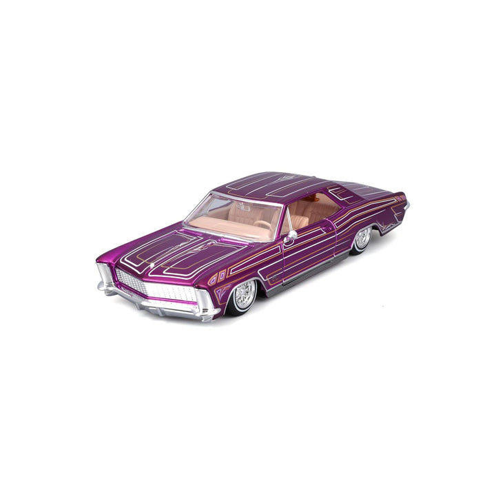 Maisto Original 1965 Buick Riviera Licensed Diecast Car | 1:24 Scale Model (14 Years till Grown Ups)