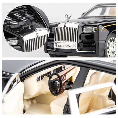 Rolls Royce Phantom Diecast Metal Car (1:32 Scale Model)