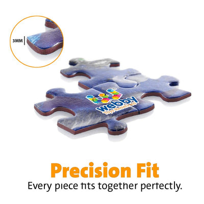 Gradient multi Puzzle Wooden Jigsaw Puzzle, 108 Pieces