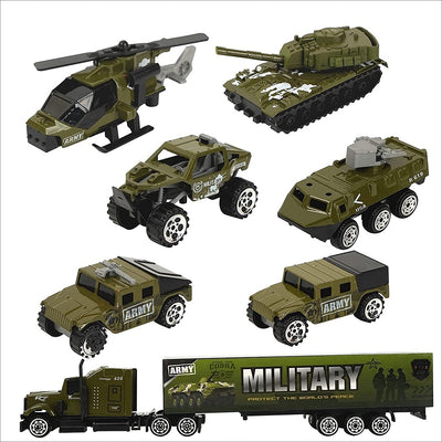 Diecast Military Car Play Set for Kids