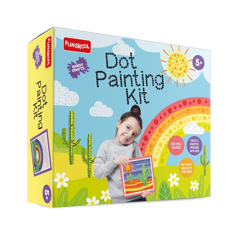 Original Funskool Handycrafts Dot Painting Kit