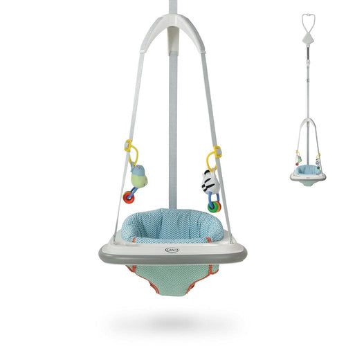 Graco Bumper Jumper Doorway Jumper for Babies | Adjustable Door Frame Bouncer | 6-12 Months | Upto 12kg | Caravan