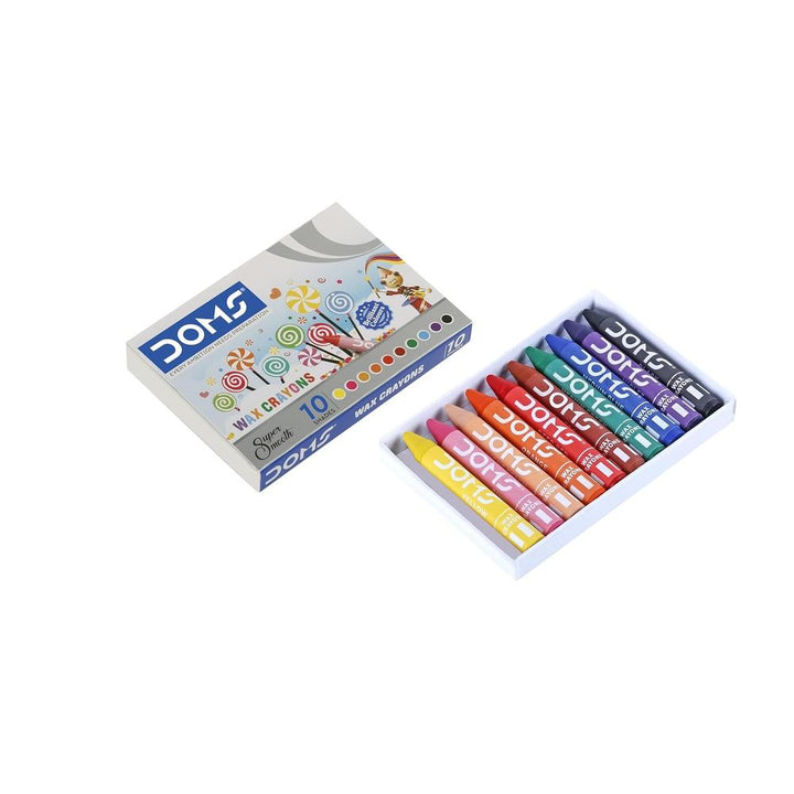 Doms Fun Fiesta Kit - Drawing Book, Modelling Clay Pack, Wax Crayon Pack, Water Color Pen Pack, Pencil, Eraser & Sharpener