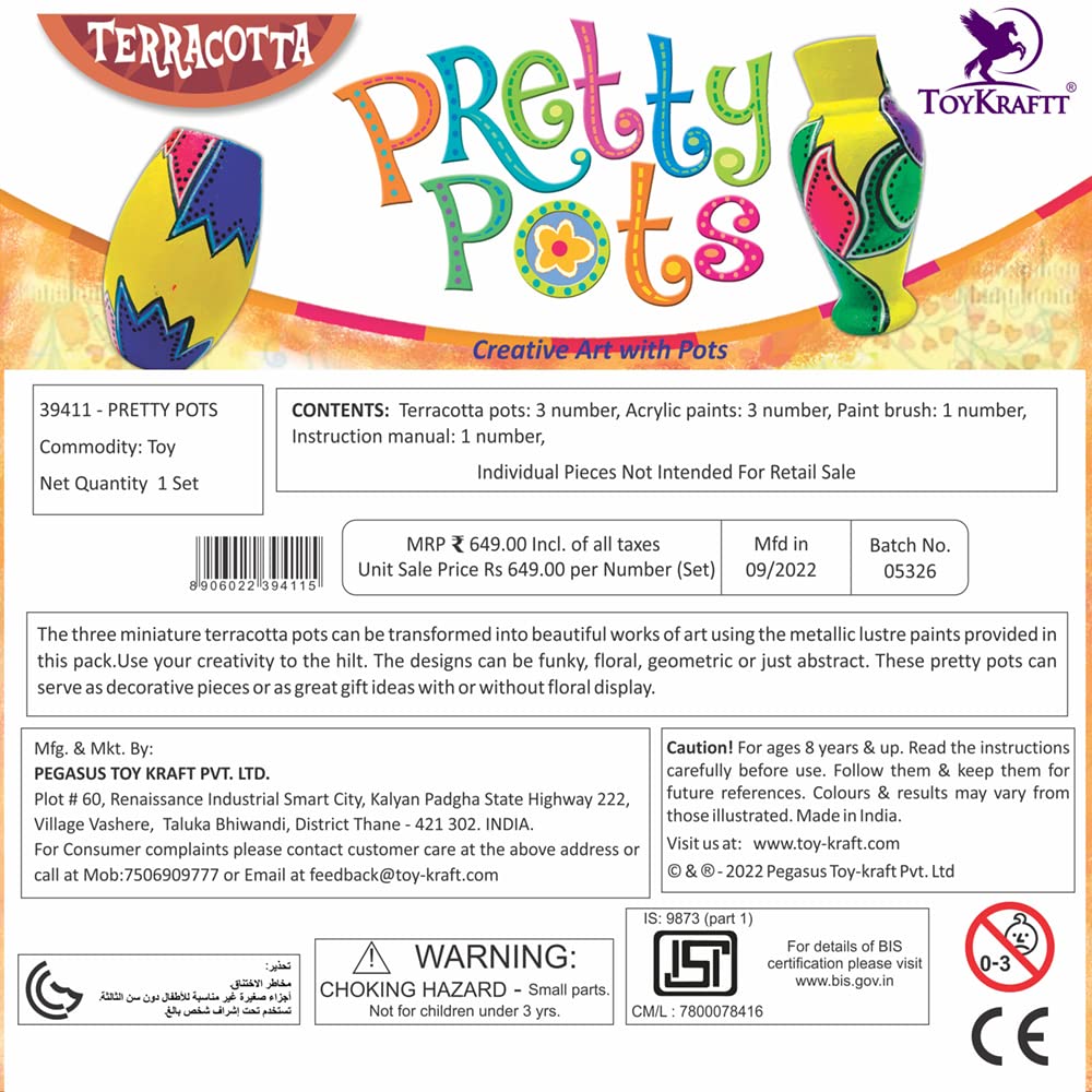 Pretty Pots (Art and Craft Kit)