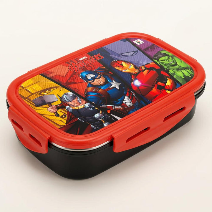 Original Mavel Avengers 3 Compartment Insulated Lunch Box - 700ml