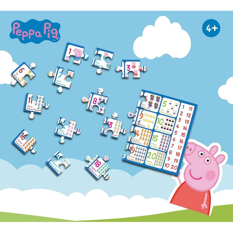 Original Funskool Peppa Pig Number Educational Puzzle