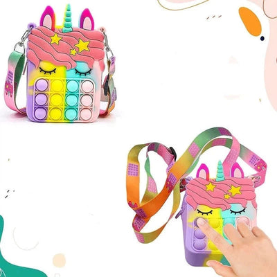 Pop It Unicorn Bag For Girls