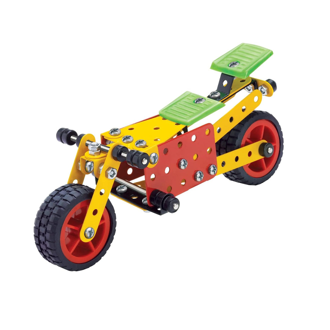 Toy Box by Ratna MEC-O-TEC Set 2 – Metal Construction Toy & Building Set | 152 Pieces | 7 Models