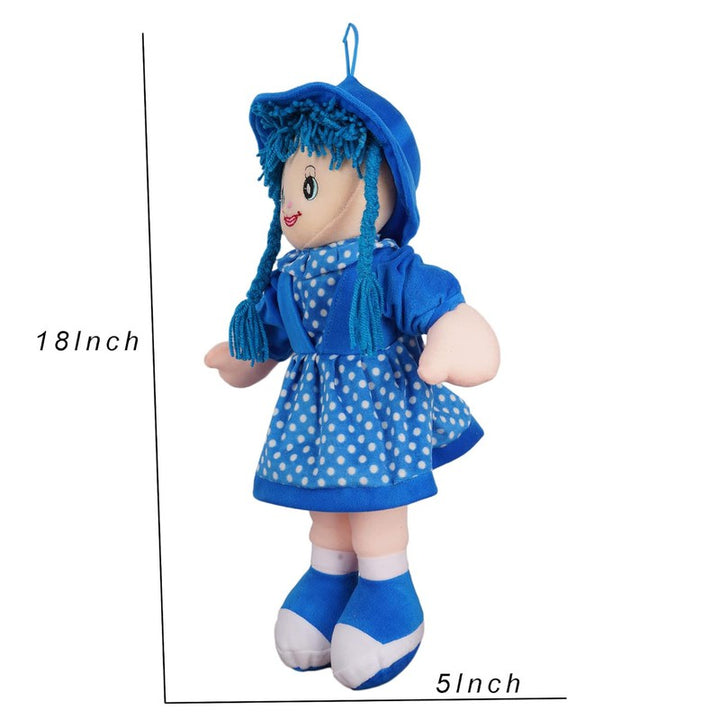 Rinky Doll Super Soft Washable Doll Soft Toy | Stuffed Soft Plush Toy Blue - 45 Cm