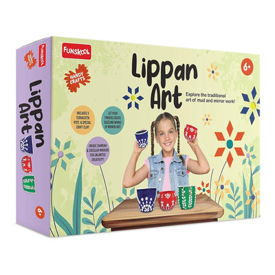 Original Funskool Handycrafts Mirror & Lippan Art Kit