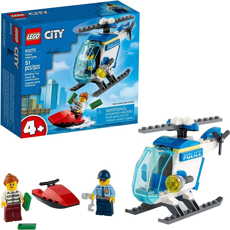 LEGO City Police Helicopter Construction Blocks Set (60275) - TM