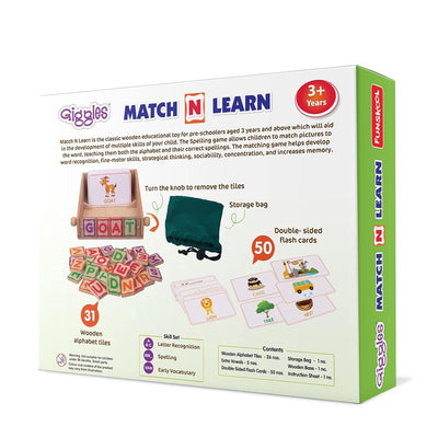 Original Funskool Match n Learn Educational Preschool Toy