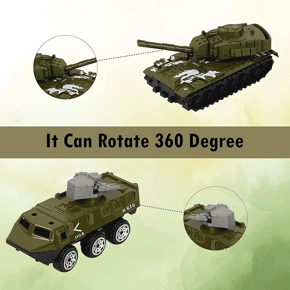 Diecast Military Car Play Set for Kids