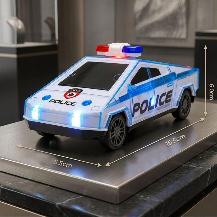 FunBlast Police Car Toy for Kids | Push & Go Police Vehicle with Light & Sound