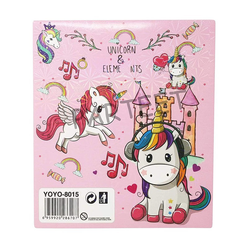 Unicorn 8 in 1 Mix Stationery Gift Set for Kids (Pink)