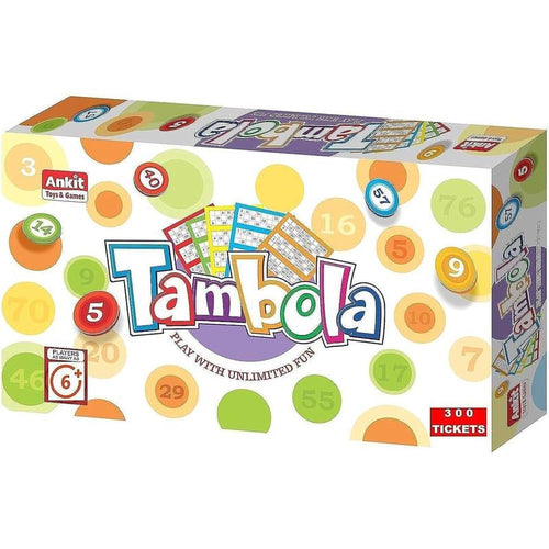 Ankit Toys & Games Tambola Board Game with 300 Tickets & 90 Tokens (6 Years till Grown Ups)