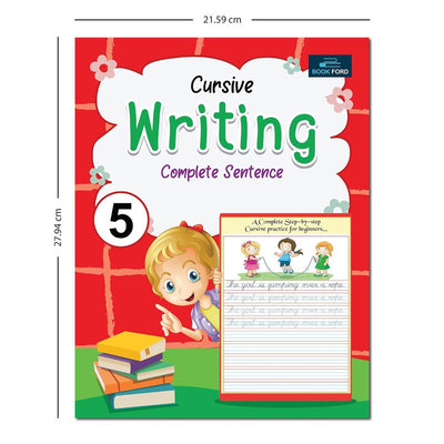 Cursive Writing Complete Sentence Books For Kids - Part 5