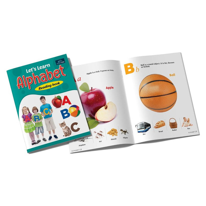 Learning Books for Kids (Set of 2) - Let's Learn Alphabet and Let's Learn Numbers