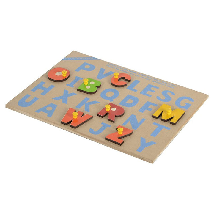 Capital Alphabet Shape Tray with Knob