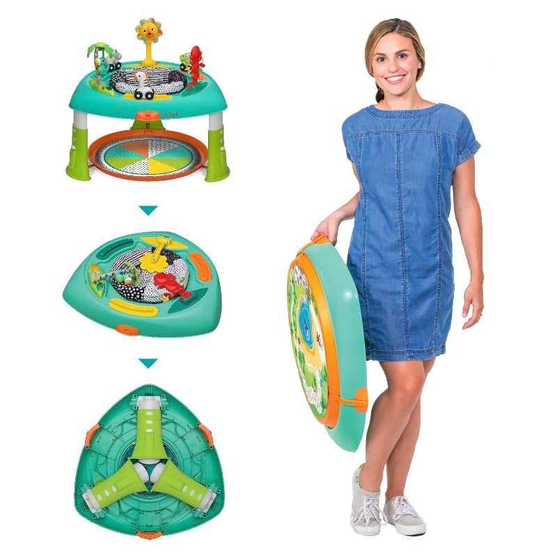 2-in-1 Sit, Spin & Stand Entertainer & Activity Table (Multicolour) - COD Not Available