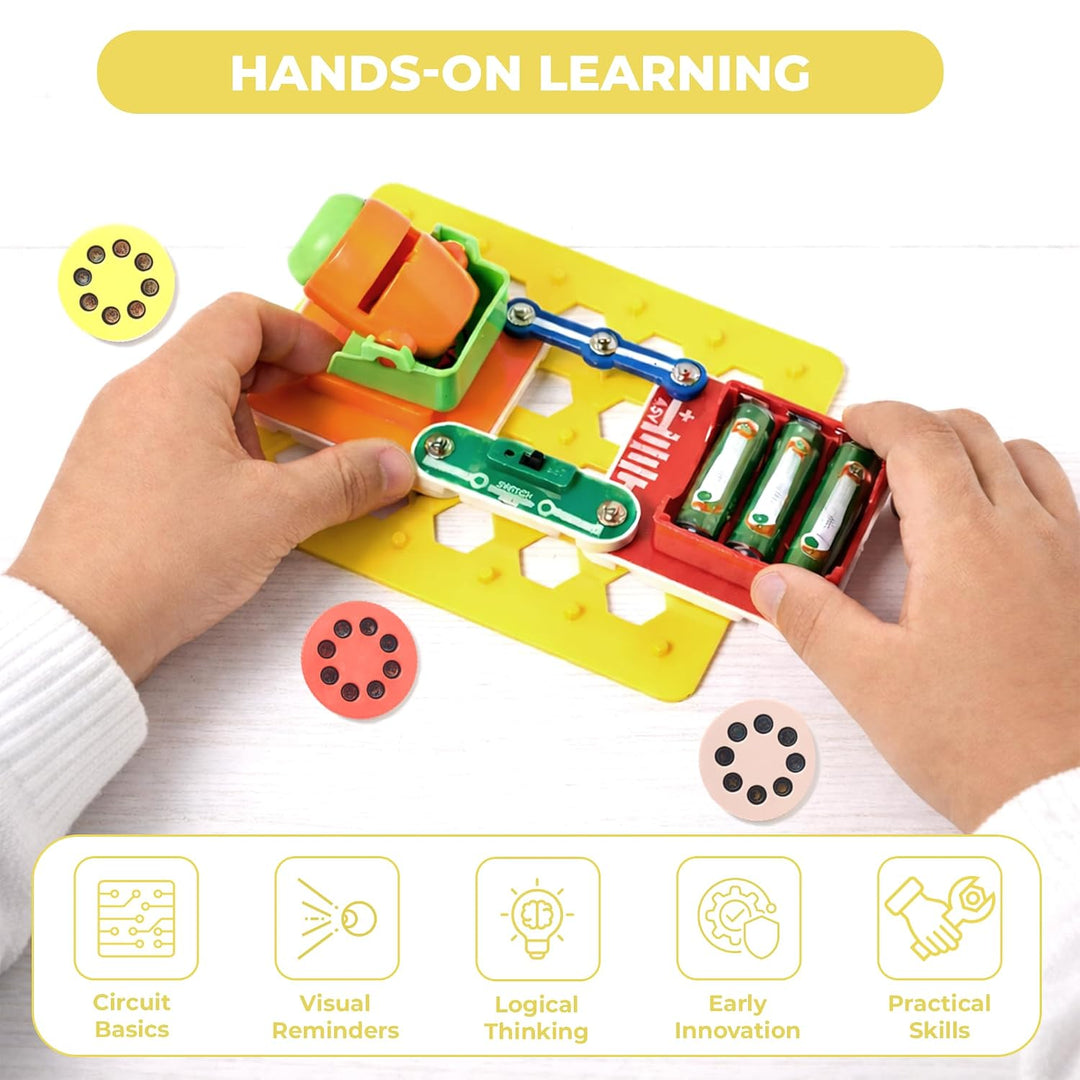 Ratna's Science Circuit - Flashlight Projector Kit I DIY Stream Educational Kit