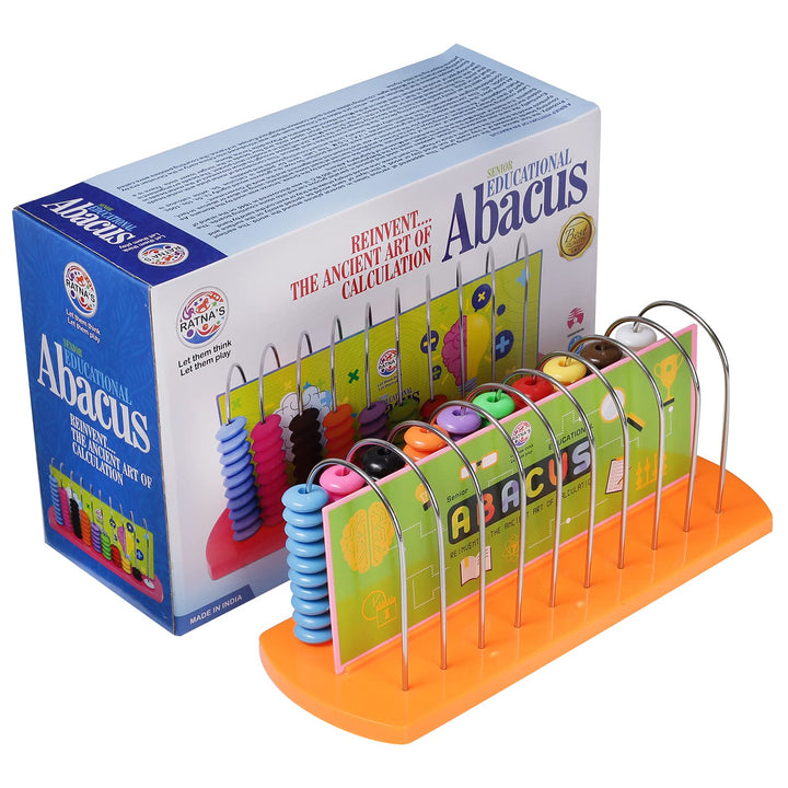 Ratna's Educational Abacus - Senior I Counting, Addition & Subtraction Learning Toy