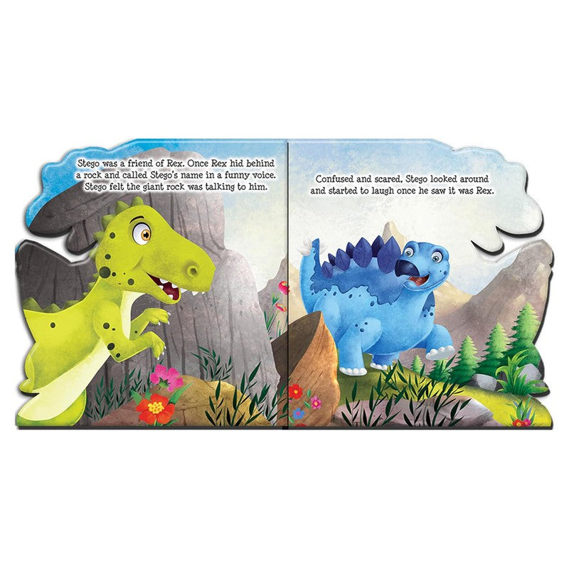 The Witty Dinousaur Animal Shaped Story Board Book - Engaging and Educational Stories for Kids 3 to 8 Years