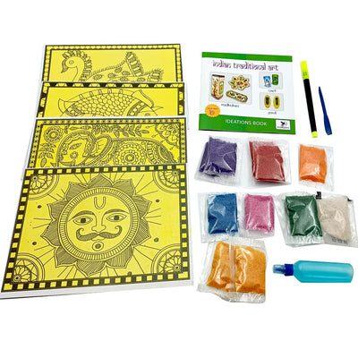 Madhubani Simple & Symbolic (Activity kit)