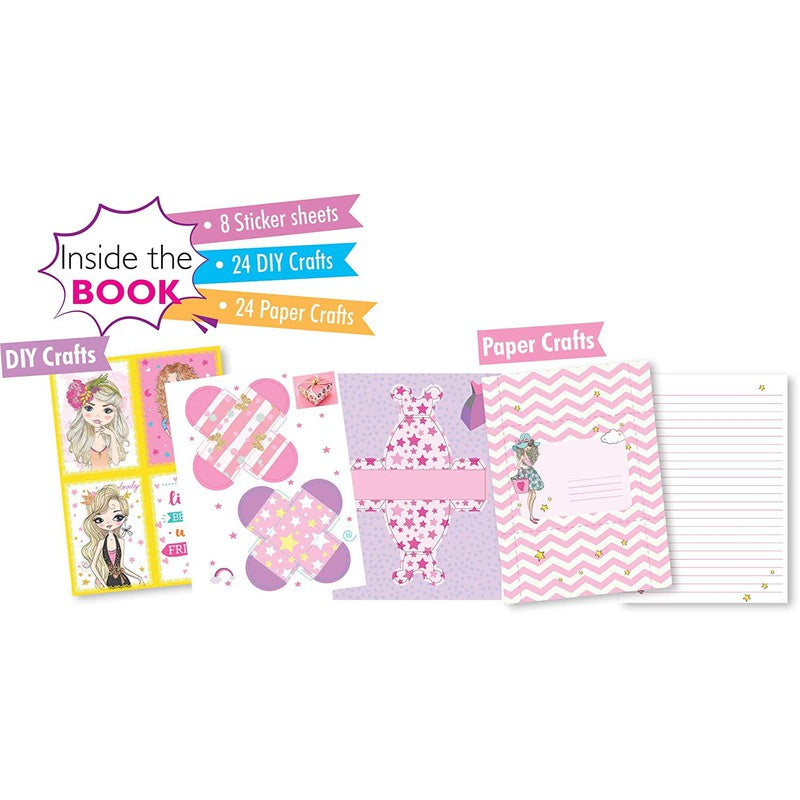 DIY Paper Craft Book for Girls: Practice Art and Craft to Make Bracelets, Jewellery Box, Cards, Letters, and Bookmarks