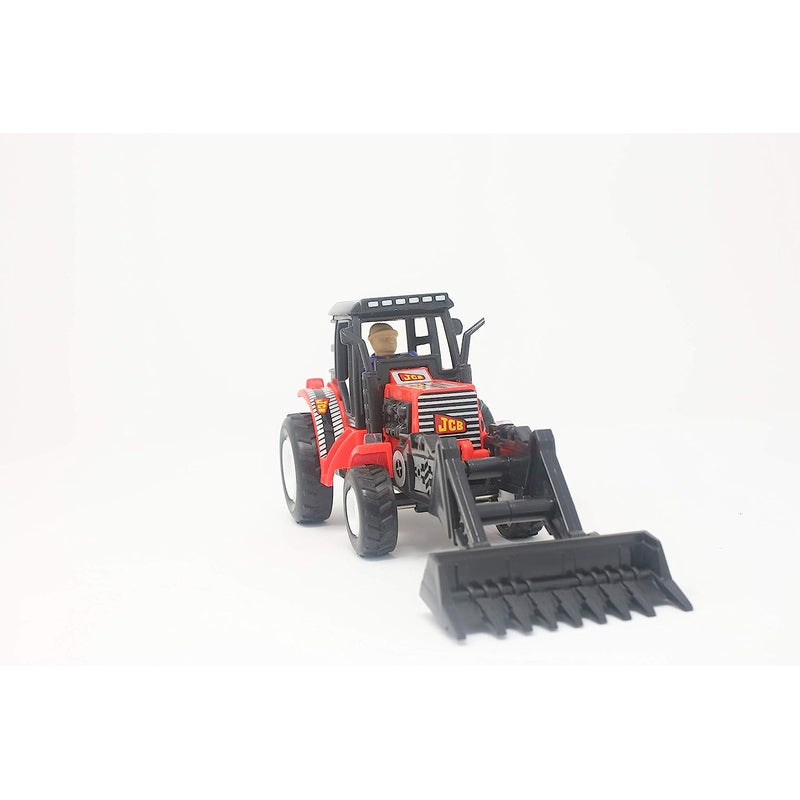 Farm Plough Tractor Maintenance Free Pullback Spring Action Race Toy