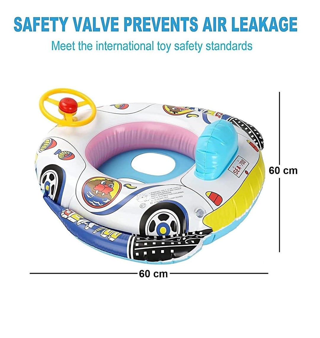 MUREN Kids Car Shape - Swimming Tube Ring | Inflatable Pool Float