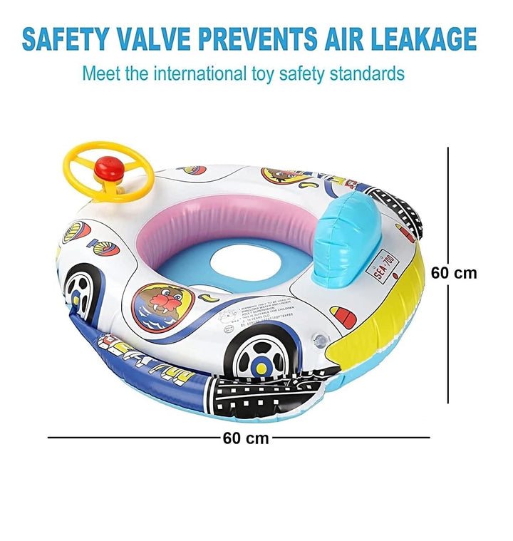 MUREN Kids Car Shape - Swimming Tube Ring | Inflatable Pool Float