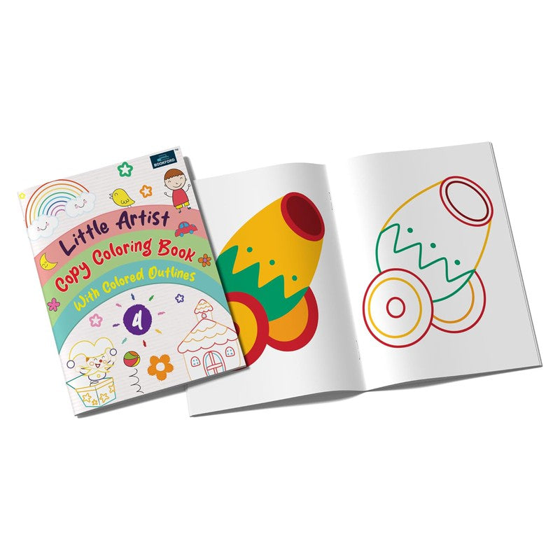 Little Artist Copy Coloring Book for kids (Set Of 2)